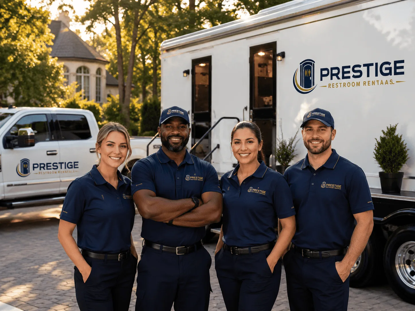 Trusted Luxury Portable Restrooms company in King, WI